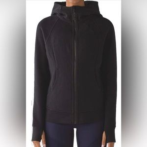 Lululemon Scuba Hoodie IV Light Cotton Fleece Black 12 *NWT